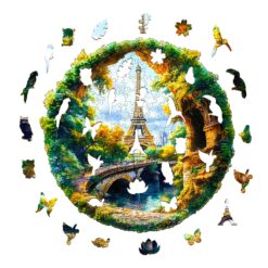 Alternative view of Mindful Wooden Jigsaw Puzzle - Paris Summer