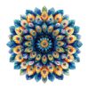 Mindful Wooden Jigsaw Puzzle - Peacock Feather Mandala