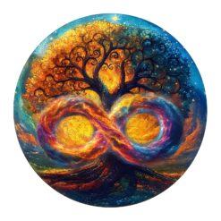 Mindful Wooden Jigsaw Puzzle-The Infinite Tree of Life