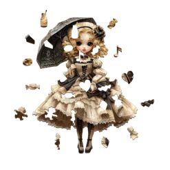 Alternative view of Mindful Wooden Jigsaw Puzzle - Victorian Doll
