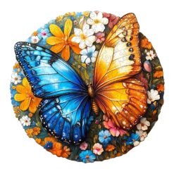 Mindful Wooden Jigsaw Puzzle-Yin Yang Butterfly