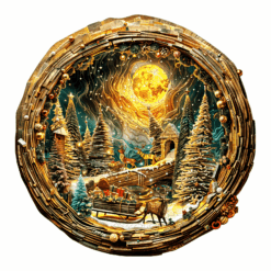 Mindful Wooden Jigsaw Puzzle-3D Christmas Eve 2