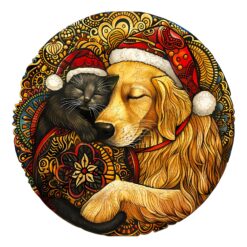 Mindful Wooden Jigsaw Puzzle - warm Christmas 2