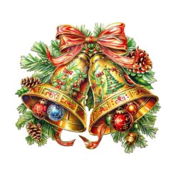 Mindful Wooden Jigsaw Puzzle - Christmas Bells 2