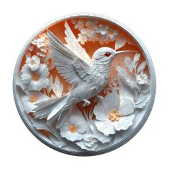 Mindful Wooden Jigsaw Puzzle - 3D Paper Hummingbird