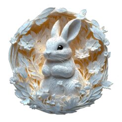 Mindful Wooden Jigsaw Puzzle - 3D Paper Rabbit