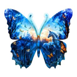 Mindful Wooden Jigsaw Puzzle - Butterfly Forest