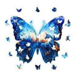 Alternative view of Mindful Wooden Jigsaw Puzzle - Butterfly Forest