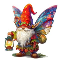 Mindful Wooden Jigsaw Puzzle - Christmas Gnome