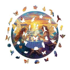 Alternative view of Mindful Wooden Jigsaw Puzzle - Fairy Tea Party