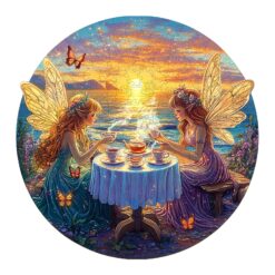 Mindful Wooden Jigsaw Puzzle - Fairy Tea Party