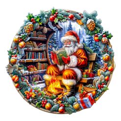 Mindful Wooden Jigsaw Puzzle - Santa's Rest