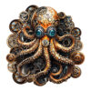 Mindful Wooden Jigsaw Puzzle - Steampunk Doctor Octopus