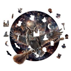 Alternative view of Mindful Wooden Jigsaw Puzzle - Magic Owl