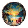 Mindful Wooden Jigsaw Puzzle - Sunset Beach