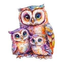 Mindful Wooden Jigsaw Puzzle - Sweet Owl Family