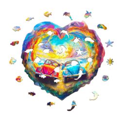Alternative view of Mindful Wooden Jigsaw Puzzle - Sweet encounter