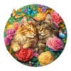 Mindful Wooden Jigsaw Puzzle - Cats in love-2