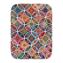 Mindful Wooden Jigsaw Puzzle - Colorful Mandala Mosaic