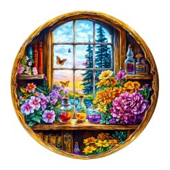 Mindful Wooden Jigsaw Puzzle - Dreamy window