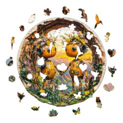 Alternative view of Mindful Wooden Jigsaw Puzzle - eternal love