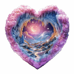 Mindful Wooden Jigsaw Puzzle - 3D Romantic star