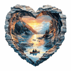 Mindful Wooden Jigsaw Puzzle - 3D Lake Louise