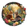 Mindful Wooden Jigsaw Puzzle - Cats in love-1