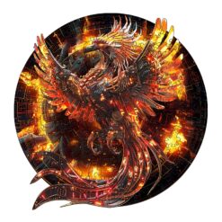 Mindful Wooden Jigsaw Puzzle - Mechanical phoenix