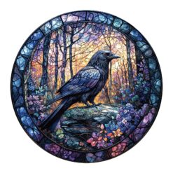 Mindful Wooden Jigsaw Puzzle - Mystic Raven