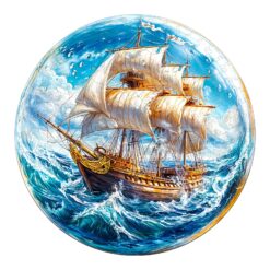 Mindful Wooden Jigsaw Puzzle - ship of hope