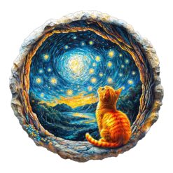 Mindful Wooden Jigsaw Puzzle - Starry Dream