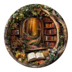 Mindful Wooden Jigsaw Puzzle - Tree House Library