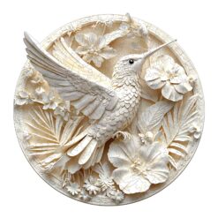 Mindful Wooden Jigsaw Puzzle - Enchanting Hummingbird Elegance