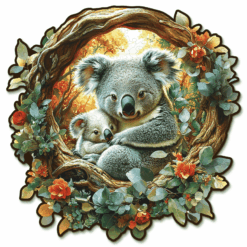 Mindful Wooden Jigsaw Puzzle - Koala Harmony