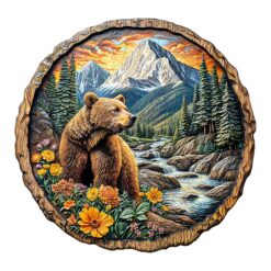 Mindful Wooden Jigsaw Puzzle - Majestic Bear