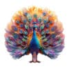 Mindful Wooden Jigsaw Puzzle - Majestic Peacock