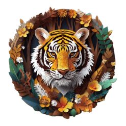 Mindful Wooden Jigsaw Puzzle - Heart of the Jungle
