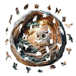 Alternative view of Mindful Wooden Jigsaw Puzzle - Silent Wisdom