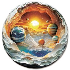 Mindful Wooden Jigsaw Puzzle - Cosmic Realms