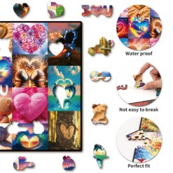 Alternative view of Mindful Wooden Jigsaw Puzzle - Love is Everywhere