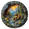 Mindful Wooden Jigsaw Puzzle - Mountain Bears Retreat