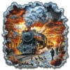 Mindful Wooden Jigsaw Puzzle - Retro Steam Train