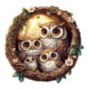Mindful Wooden Jigsaw Puzzle - 3D owl family