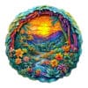 Mindful Wooden Jigsaw Puzzle - Vibrant Tropical Paradise