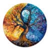 Mindful Wooden Jigsaw Puzzle - YIN YANG TREE OF LIFE 9