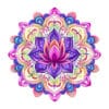 Mindful Wooden Jigsaw Puzzle - mandala lotus 2
