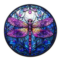 Mindful Wooden Jigsaw Puzzle - Sacred Dragonfly