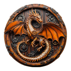 Mindful Wooden Jigsaw Puzzle - mechanical dragon-1
