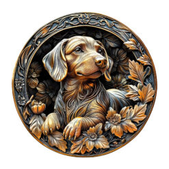 Mindful Wooden Jigsaw Puzzle - 3D Metal Dachshund